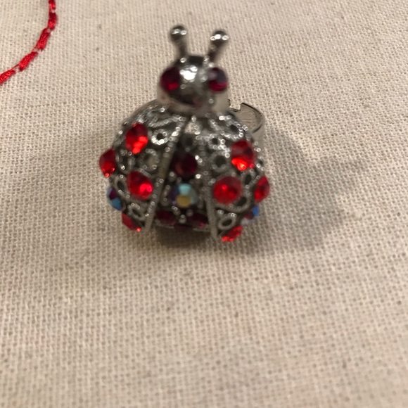 Adorable Ladies Fashion Lady Bug Ring - Picture 6 of 8